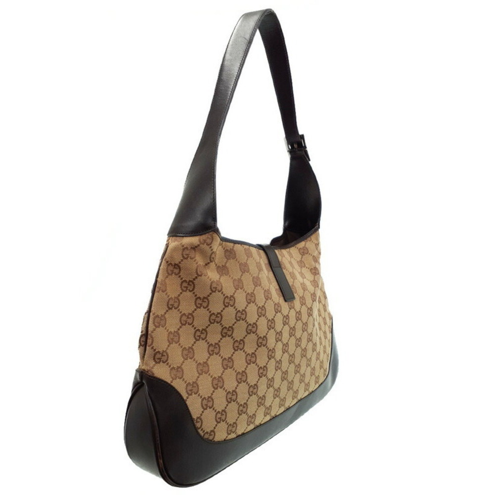 Gucci Shoulder Web Jackie Stripe Black Bag